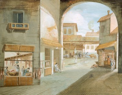 A hentesbolt, Giuseppe Bernardino Bison (1762-1844), Olaszország alkotó: Giuseppe Bernardino Bison