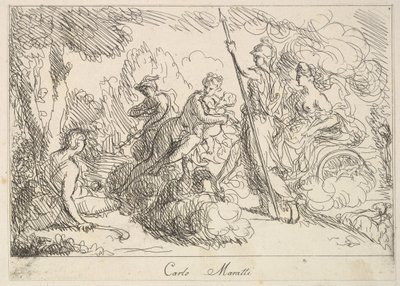 Istenek és istennők egy tájban, 1740-1802. alkotó: Giuseppe Canale