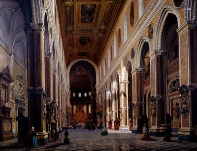 A nápolyi katedrális belseje alkotó: Giuseppe Castiglione