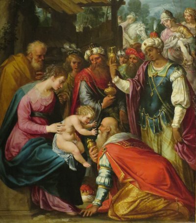 A bölcsek imádása alkotó: Giuseppe Cesari