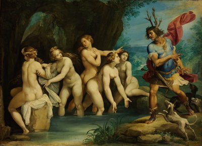 Diana és Actaeon alkotó: Giuseppe Cesari