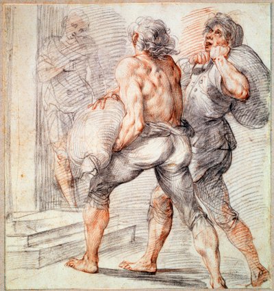 Tanulmány az adószedőkről, 1591-1593. alkotó: Giuseppe Cesari
