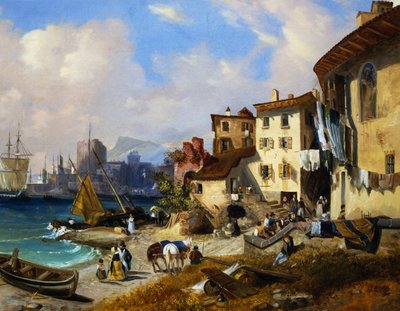Normandia falu alkotó: Giuseppe Comella