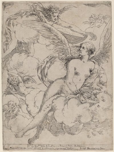 Flóra és Merkúr alkotó: Giuseppe Diamantini