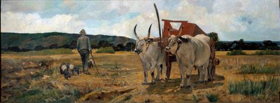 Táj Maremmában (olaj, vászon alkotó: Giuseppe Fattori