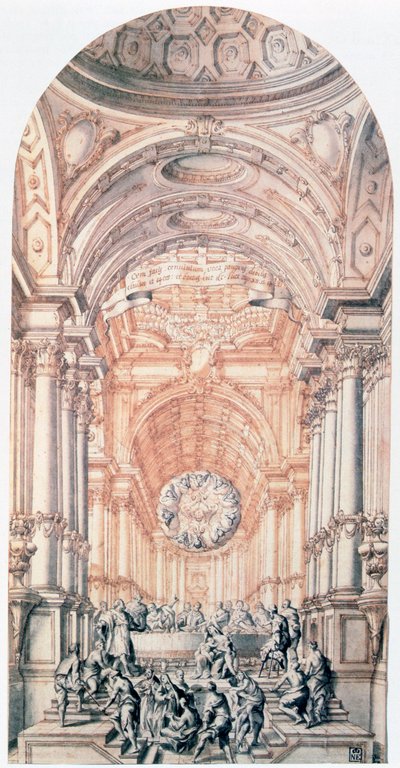 „Project design for the Gospel City”, 1716-1756 alkotó: Giuseppe Galli Bibiena