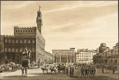Piazza Signoria alkotó: Giuseppe Gherardi