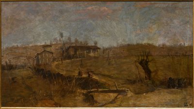 Savignano tája alkotó: Giuseppe Graziosi