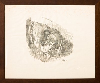 A fejés (litográfia) alkotó: Giuseppe Graziosi