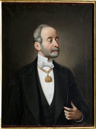 Ferrari Raffaele portréja, Galliera hercege (1803-1876) Giuseppe Isola (1808-1893) festménye 1876 Genes, Musei di Strada Nuova alkotó: Giuseppe Isola
