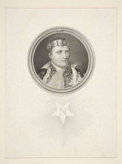 Napóleon olasz király alkotó: Giuseppe Longhi