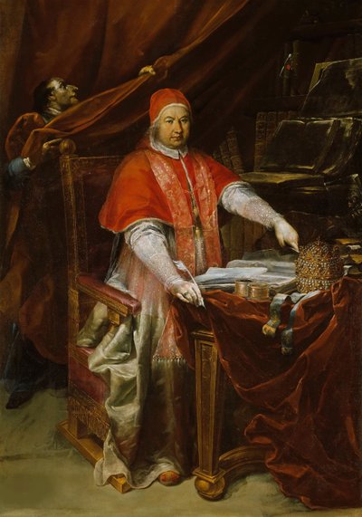 XIV. Benedek pápa portréja 1675-1758, 1740. alkotó: Giuseppe Maria Crespi