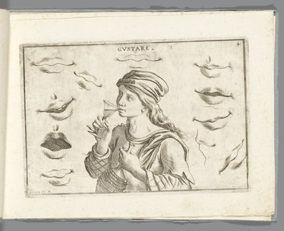Íz Gustare (cím a tárgyon) alkotó: Giuseppe Maria Mitelli