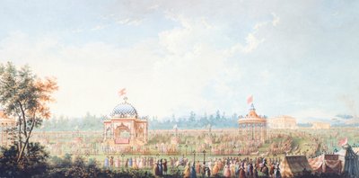 Race at Cascine, készítette: Giuseppe Maria Terreni (1739-1811), Olaszország alkotó: Giuseppe Maria Terreni