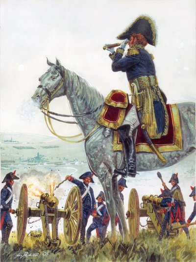 Első birodalom: "Michel Marie Claparede tábornok az 1805-ös austerlitz-i csatában" Első birodalom: Michel Marie Claparede francia tábornok az 1805-ös austerlitz-i csatában - Illusztráció: Giuseppe Rava alkotó: Giuseppe Rava