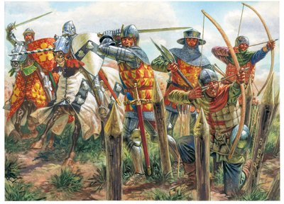 Százéves háború: százéves háború: brit katonák - Százéves háború: brit katonák - alkotó: Giuseppe Rava