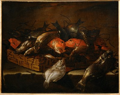 Csendélet halakkal ... alkotó: Giuseppe Recco