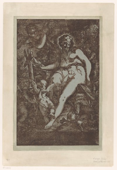 Mária Magdolna in de wildernis alkotó: Giuseppe Scolari (circle of)
