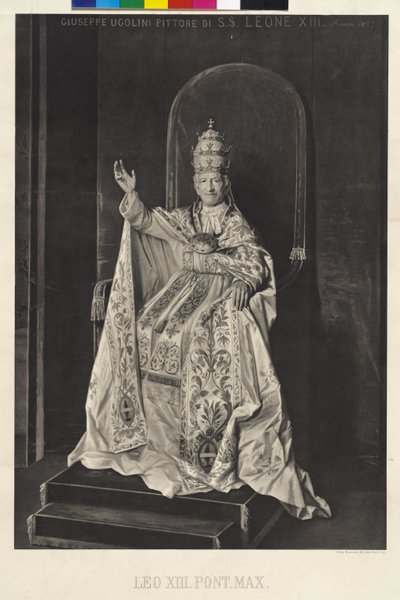 XIII. Leó pápa alkotó: Giuseppe Ugolini