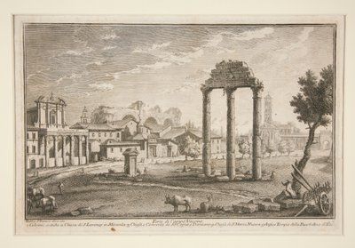 A Campo Vaccino része (A Campo Vaccino része) alkotó: Giuseppe Vasi
