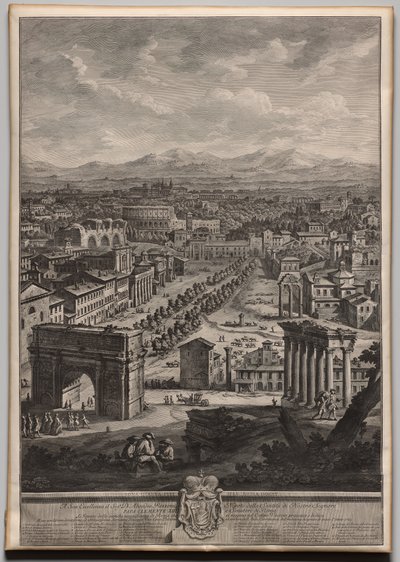 A Campo Vaccino alkotó: Giuseppe Vasi