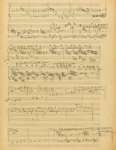 Autogram: Falstaff, opera három felvonásban. 1894 alkotó: Giuseppe Verdi