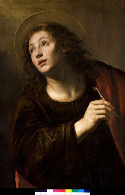 Szent János evangélista alkotó: Giuseppe Vermiglio