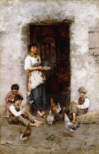 Étkezési idő; A fogás alkotó: Giuseppe Zannoni