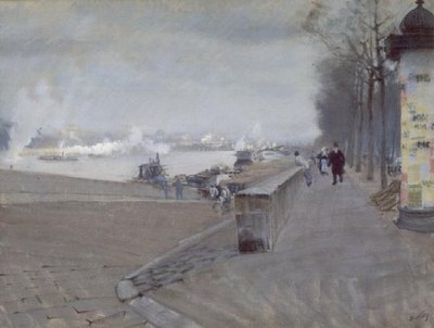 Szajna Párizsban alkotó: Giuseppe de Nittis