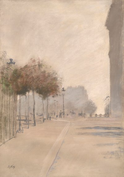 Kilátás Párizsra alkotó: Giuseppe de Nittis