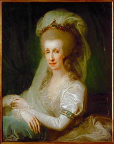 Mária Ludovika császárné, III. Károly nápolyi és szicíliai király lánya, II. Leopold főherceg, majd császár felesége (festmény, vászon) alkotó: Giuseppe or Josef Grassi