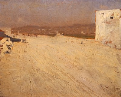 Tájkép a napon alkotó: Giuseppe or Joseph de Nittis