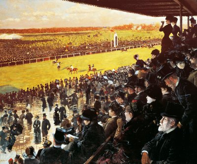 Versenyek Longchampsban alkotó: Giuseppe or Joseph de Nittis