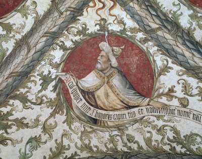 Báruch próféta, a Loggia d "Angyali üdvözletből, 1451 alkotó: Giusto dAllamagna