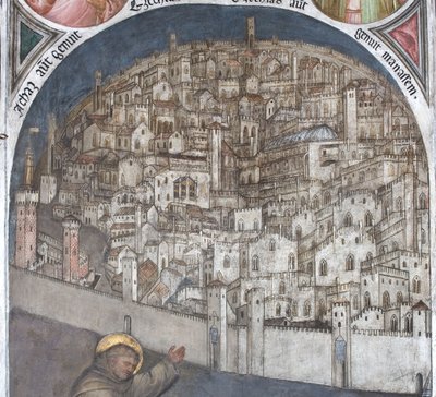 Padova látképe a 14. században - Sant