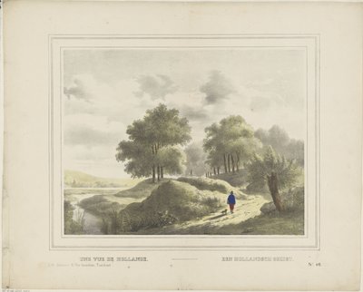 Une vue de Hollande / Egy holland arc (cím a tárgyon) alkotó: Glenisson and Van Genechten