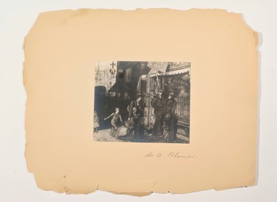 Jelenetek az emberek életéből, portfólió cím nélkül, c. 1905-1906. alkotó: Glenn O Coleman