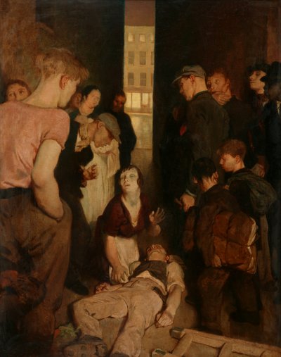 A Street Accident alkotó: Glyn Warren Philpot