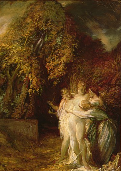 Diana és Acteon (olaj, vászon) alkotó: Glyn Warren Philpot