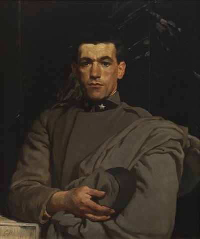 Olasz katona 2. sz., 1918 körül (olaj, vászon) alkotó: Glyn Warren Philpot