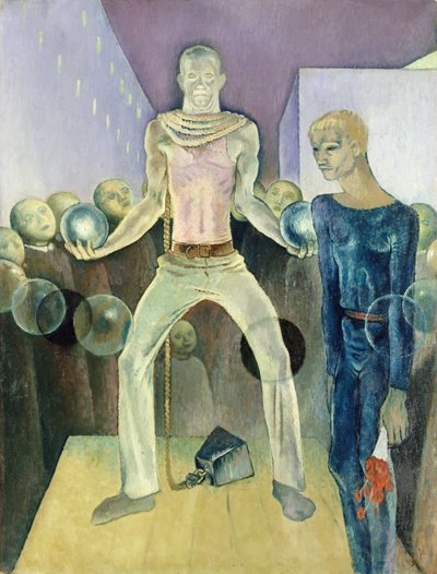 Súlyemelés, Berlin 1931 alkotó: Glyn Warren Philpot