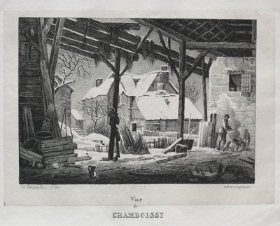 Chamboissy kilátása alkotó: Godefroy Engelmann