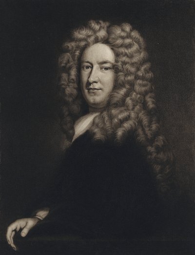 Sir Samuel Garth (litho) alkotó: Godfrey (after) Kneller