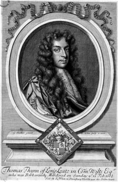 Thomas Thynne of Longleat (1648-82), metszett: Robert White (1645-1703) (metszet) alkotó: Godfrey (after) Kneller