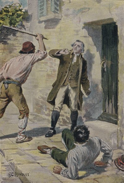 John Lombét olaszok támadták meg, miközben egy olaszországi látogatáson volt, hogy vizsgálja a fonógépeket alkotó: Godfrey C. Hindley