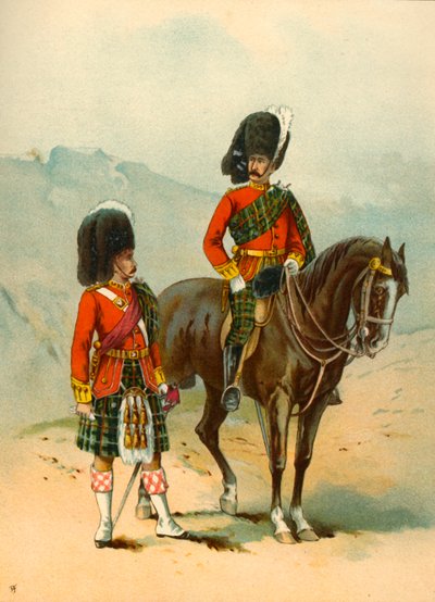 A 72. - Seaforth Highlanders, 1890. alkotó: Godfrey Douglas Giles