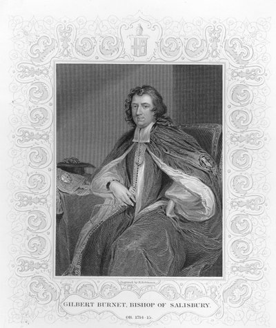 Gilbert Burnet, Salisbury püspöke, metszett H. Robinson alkotó: Godfrey Kneller