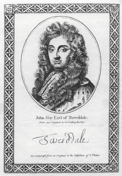 John Hay Tweeddale grófja alkotó: Godfrey Kneller