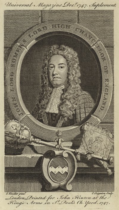 John Lord Somers, Anglia főkancellárja alkotó: Godfrey Kneller