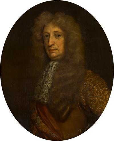 Honvéd ezredes portréja. John Russell (1620-1681), 1646-81 körül (olaj, vászon) alkotó: Godfrey Kneller